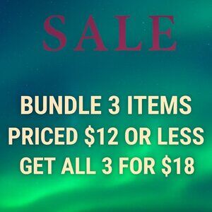 BUNDLE 3 ITEMS PRICED $12 OR LESS - GET THEM FOR $18